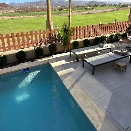 Golf Tenerife South XX Wheel Accessible Shower XX Free Wifi XX Private Pool 30 Degrees XX Two Terraces 30M2X60M2 Xxfree Parking XX Mountain View XX Flatscreen 65 Inch XX San Miguel de Abona Exterior foto
